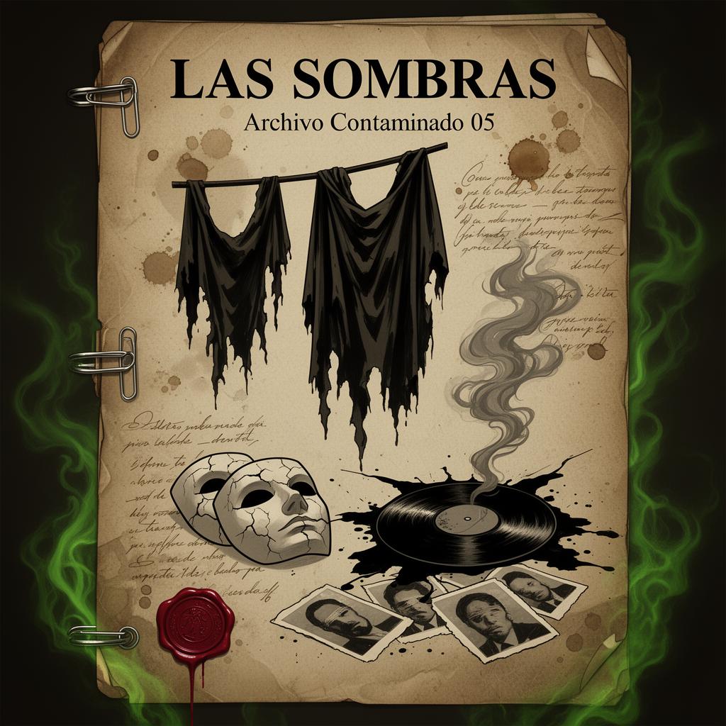 Ficha de expediente vivo de Las Sombras, ecos sin dueño e imitación contaminada.